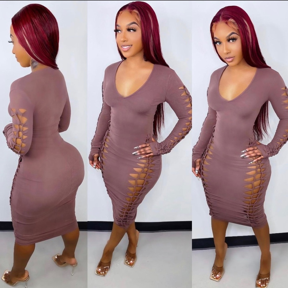 Size Medium Desert Suede Dress